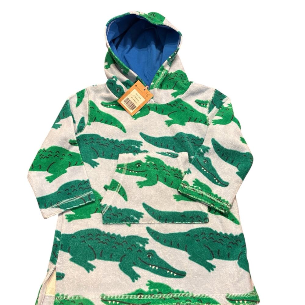 NWT Mini Boden Boys 2-3Y swim toweling cover up